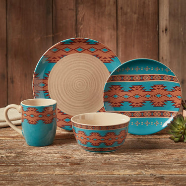 Southwest Pottery Dinner Plates - Set of 4 Park Designs - The Fox Decor